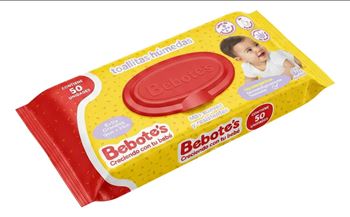 Bebote´s Toallitas Humedas C/tapa X 50 Unidades