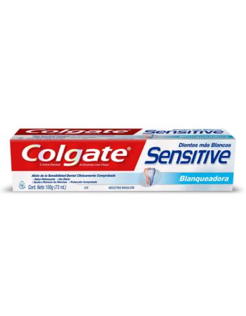 Crema Dental Colgate Sensitive Blanqueadora X 100