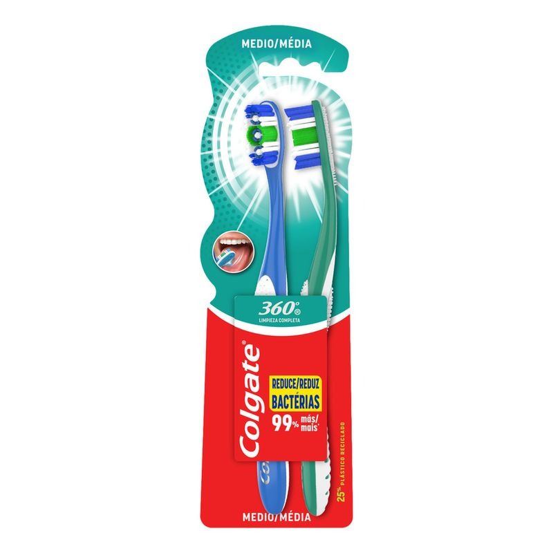 Pack Cepillo Dental Colgate 360º (2 X 1)