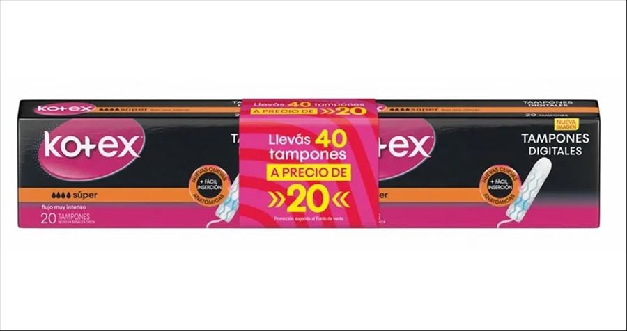 Kotex Tampon Super 20+20