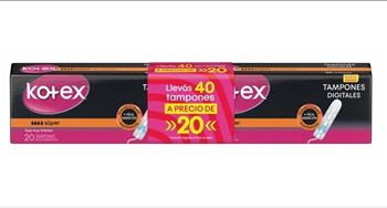 Kotex Tampon Super 20+20