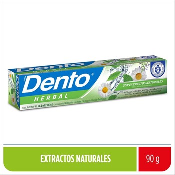 Dento Pasta Dental Herbal X 90 G