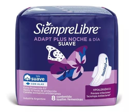 Siempre Libre Confort Nocturno Triprotect X 8