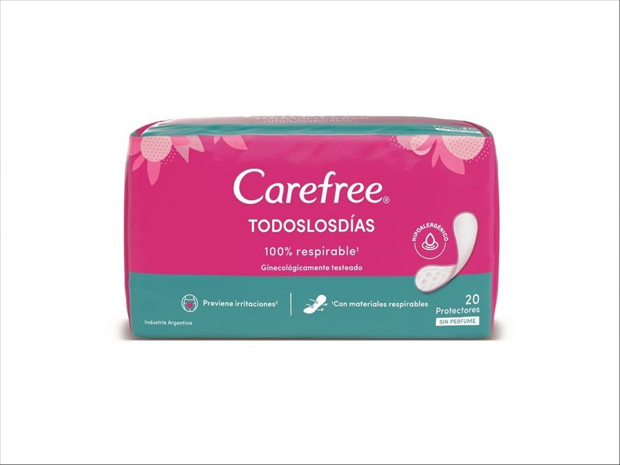 Protector Carefree Todos Los Dias X 20 (caja X 60)