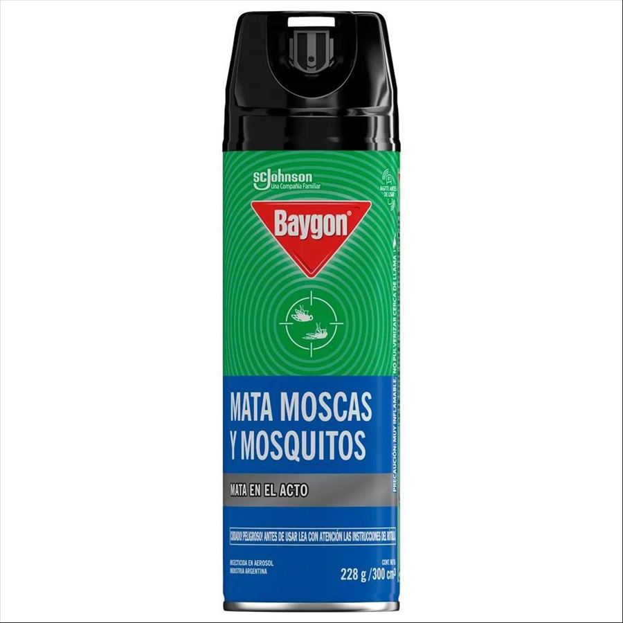 Baygon Mata Moscas/mosquitos X 226 Gr