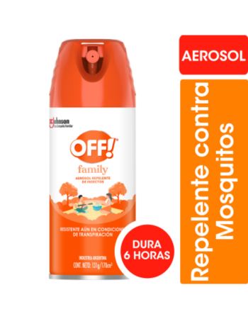 Off! Repelente Aerosol X 165 Cc (naranja)