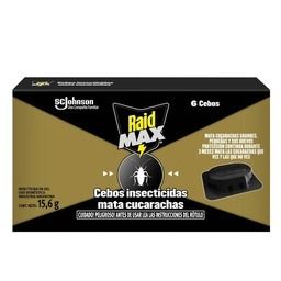 Raid Max Cebos Matacucarachas (caja X 6 Unidades)