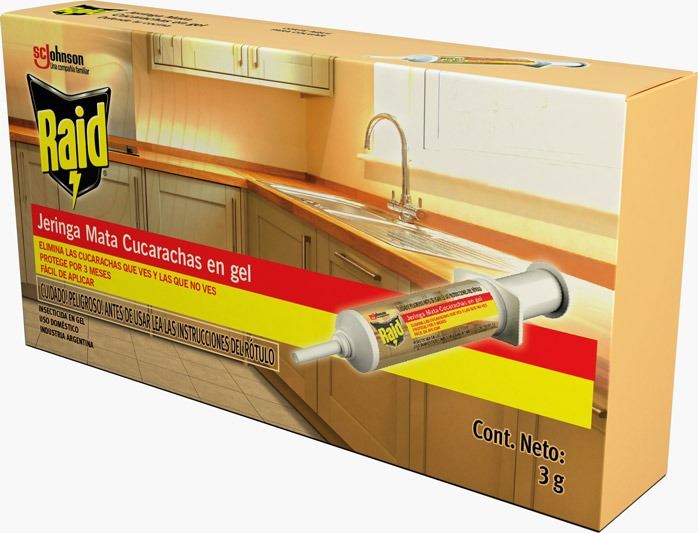 Raid Max Jeringa Mata Cucarachas En Gel