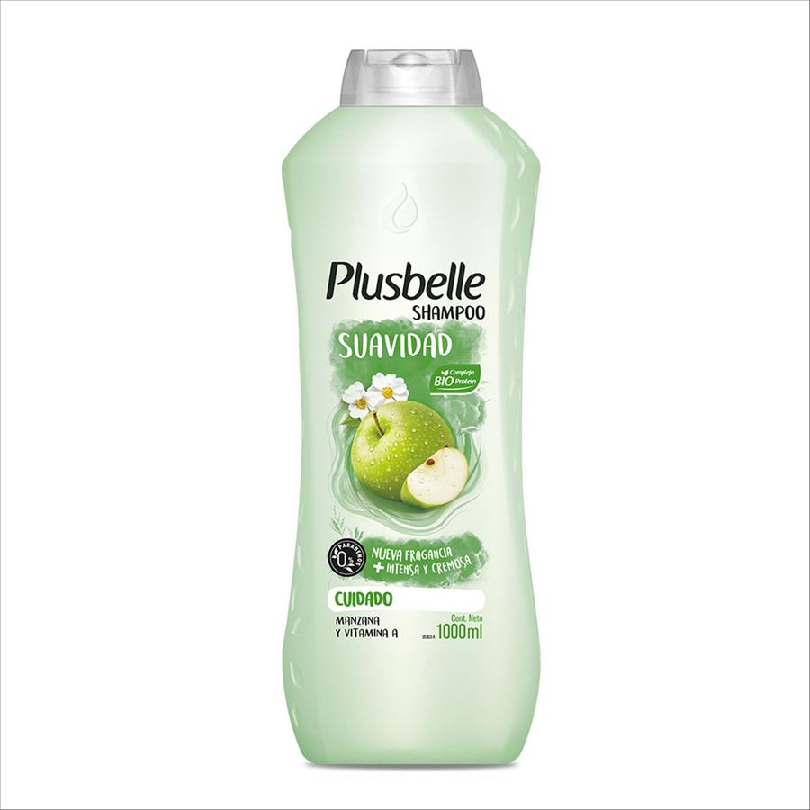 Plusbelle Shampu Suavidad Manzana X 1 Litro