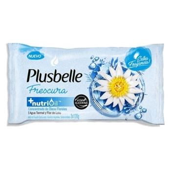 Plusbelle Jabon Tripack - Frescura (caja X 27)