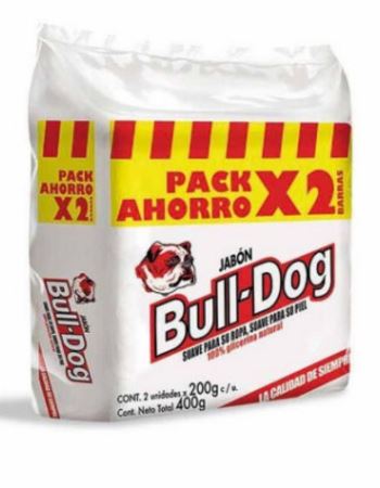 Bulldog Jabon En Barra Pack X 2 Unuidades