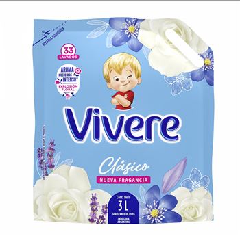 Vivere Suavizante 3 Litros Doypack - Clasico