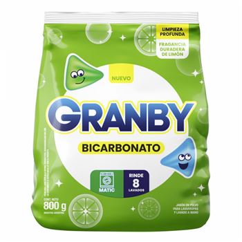 Jabon Granby Polvo Matic Lavado Total 800g