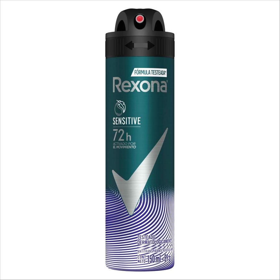 Desodorante Rexona Men Aerosol Sensitive X 150 Ml