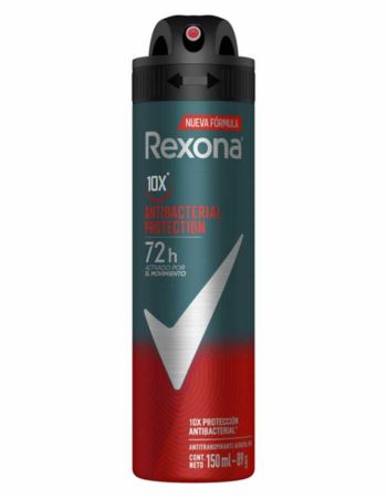 Desodorante Rexona Men Aerosol Antibacterial X 150 Ml