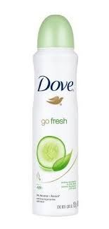 Desodorante Dove Aerosol Go Fresh Crema Humectante X 150 G