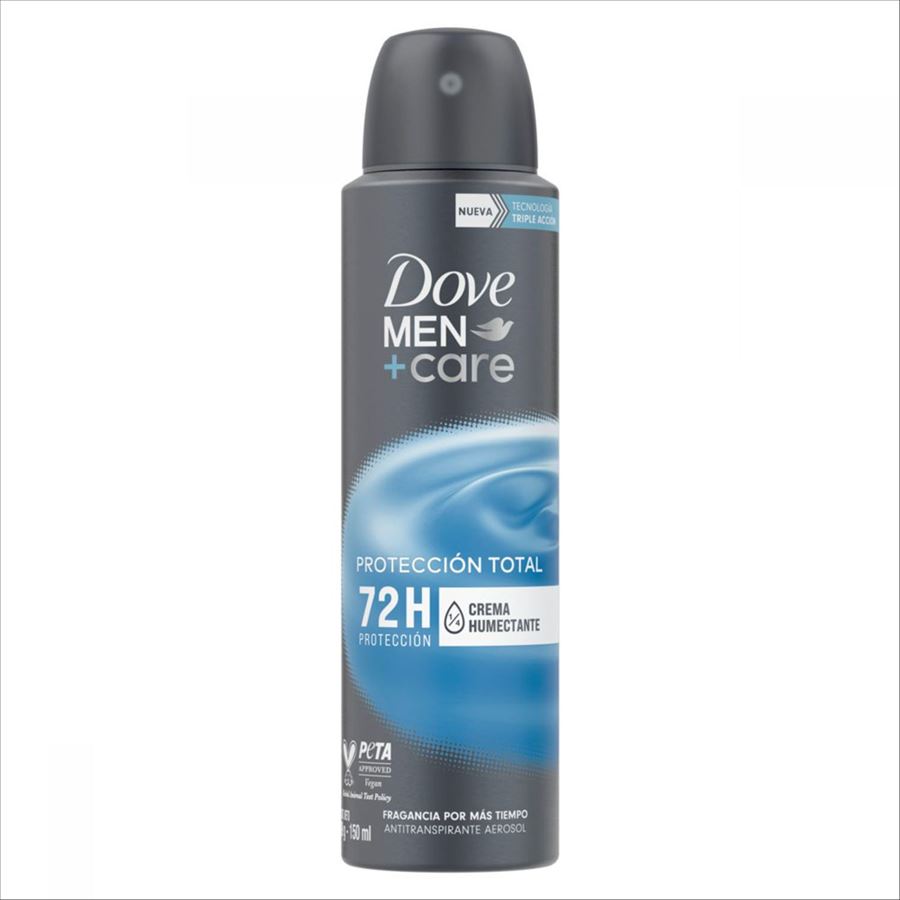 Desodorante Dove Men Aerosol Proteccion Total X 150 Ml