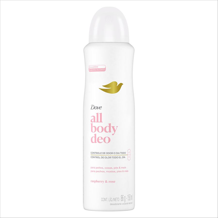 Dove Desodorante Corporal 0 % Aluminio 150 Ml - Rose