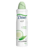 Desodorante Dove Aerosol Go Fresh Pepino/te X 150 Ml