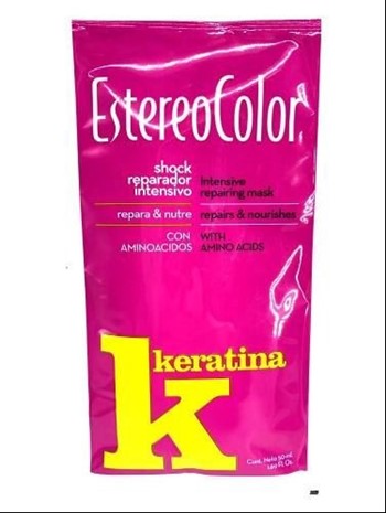 Estereo Color Shock Intensivo De Keratina X 50 Ml