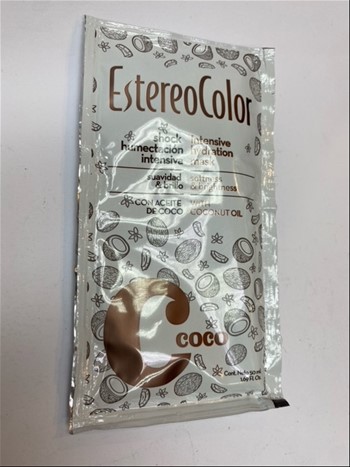 Estereo Color Shock Intensivo De Aceite De Coco X 50 Ml