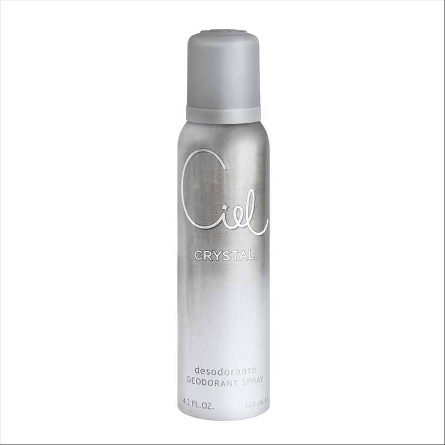 Ciel Crystal Desodorante En Aerosol X 123 Ml