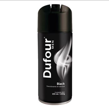 Dufour Desodorante En Aerosol Black 155 Ml