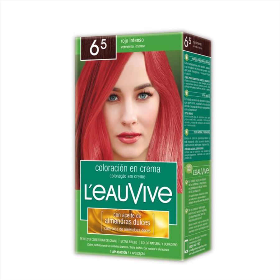 Tinta L´eau Vive Rojo Intenso N°6.5