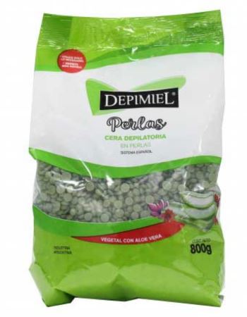 Depimiel Cera Depilatoria En Perlas X 800 G - Aloe Vera