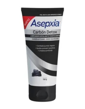 Asepxia Gel Exfoliante Carbon Detox X 120 Gr