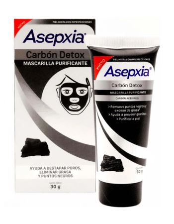 Asepxia Mascarilla Peel Off Purificante Carbon Detox X 30 Gr