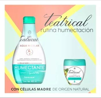 Pack Teatrical (humectante X 100 Gr + Micelar X 600 Ml)