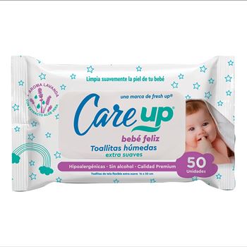 Care Up Toalla Humeda 50 Unid.