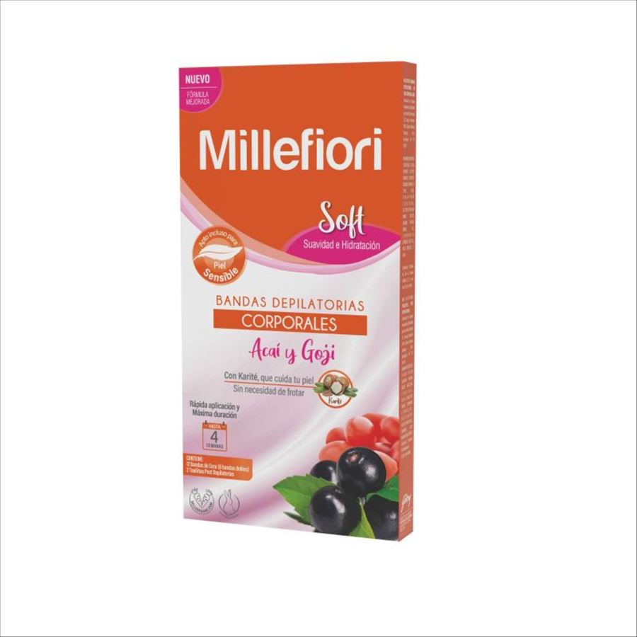 Millefiori Banda Depilatoria Corporal X 12 Unidades