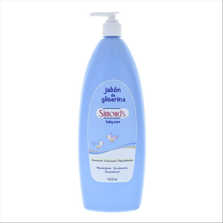 Simonds Jabon Liquido Neutro Glicerina Celeste X 1 Litro