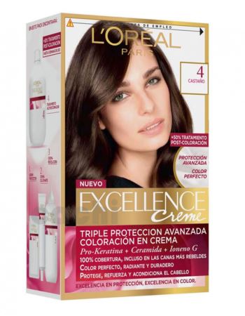 Tinta Excellence Creme Nº4 Castaño