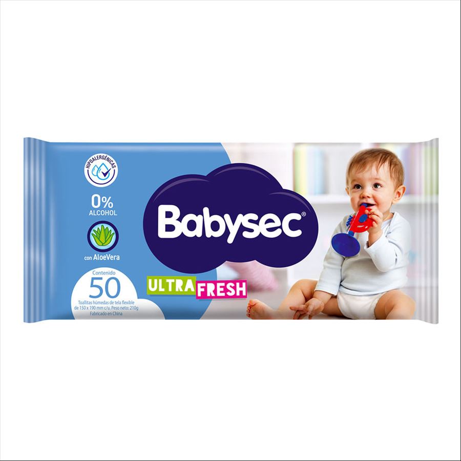 Toallitas Humedas Babysec Ultra Fresh X 50 (caja X 36)  9909