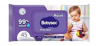 Toallitas Babysec Premium Aqua X 45 Unidades  9922
