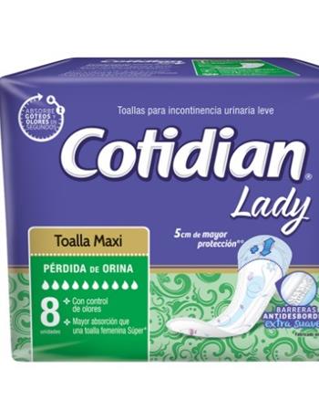 Cotidian Lady Maxi X 8 (caja X 12)