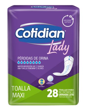 Cotidian Lady Maxi X 28 (caja X 12)