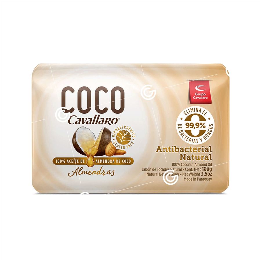 Jabon De Coco Cavallaro X 100 Gr  - Almendras (caja X 36)