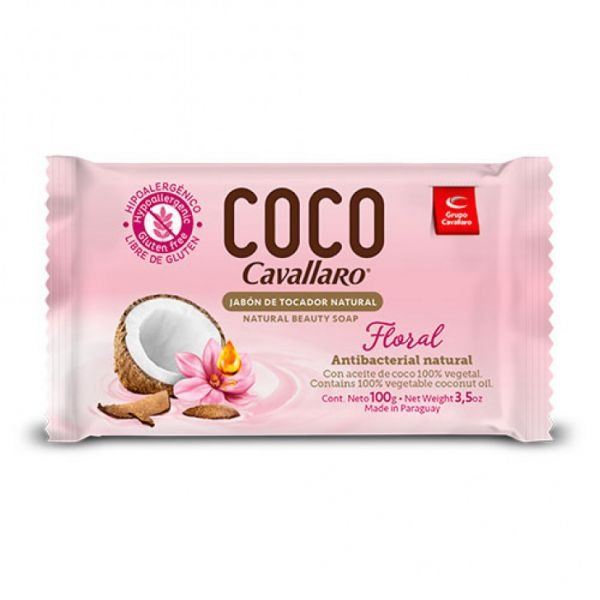 Jabon De Coco Cavallaro X 100 Gr - Floral (caja X 36)