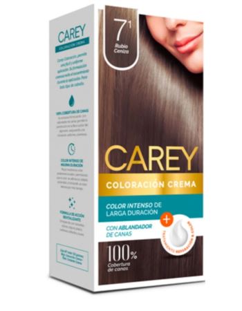 Carey Tinta Rubio Ceniza Nº 7.1