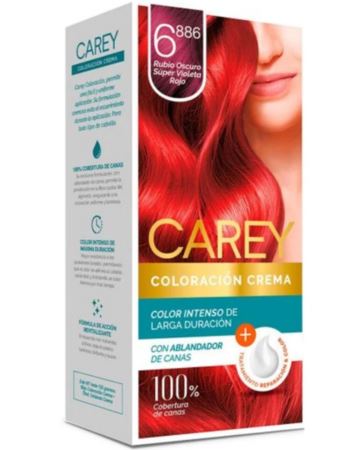 Carey Tinta Rubio Oscuro Super Violeta Rojo Nº 6.886