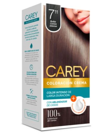 Carey Tinta Rubio Ceniza Intenso Nº 7.11