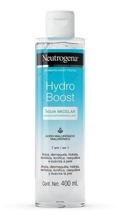 Neutrogena Hydro Boost Agua Micelar 7 En 1 Hialuro X 400 Ml