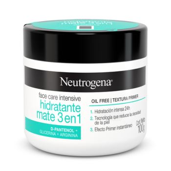 Neutrogena Face Care Hidratante Mate 3 En 1 X 100 Gr