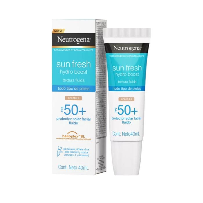 Neutrogena Hydroboost Sun Fresh Con Color Fps 50 40 Ml