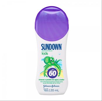 Sundown Kids Factor 60 X 120 Ml
