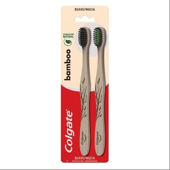 Cepillo Dental Colgate Bamboo X 2 Unidades